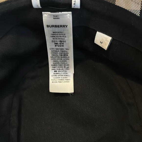 Burberry check bucket hat - Picture 4 of 4